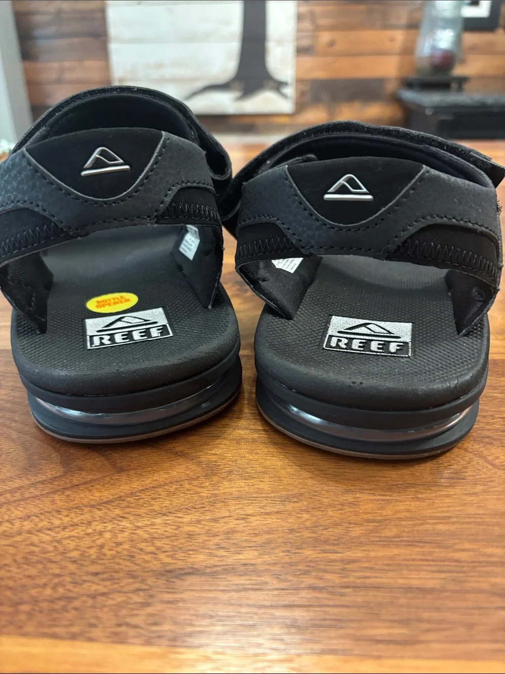 Reef Black Men’s Water Hiking Fanning Baja Sandals Size 11